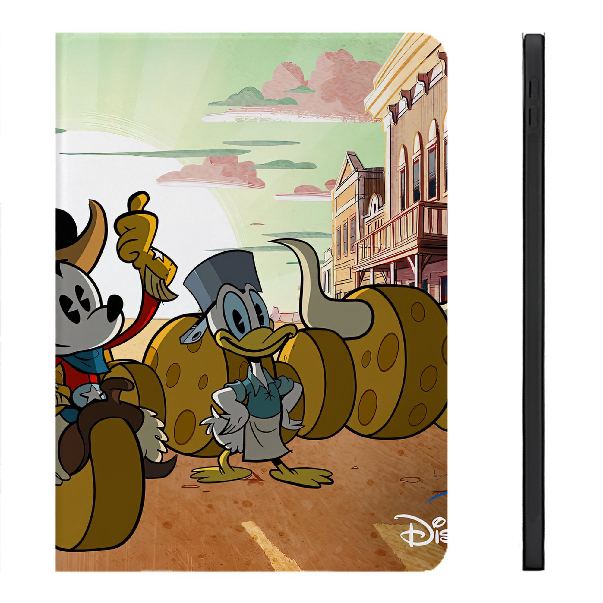 （画像用） ミッキーマウス Mickey Mouse IPadケース ペンホルダー付き ブックスタイルデザイン